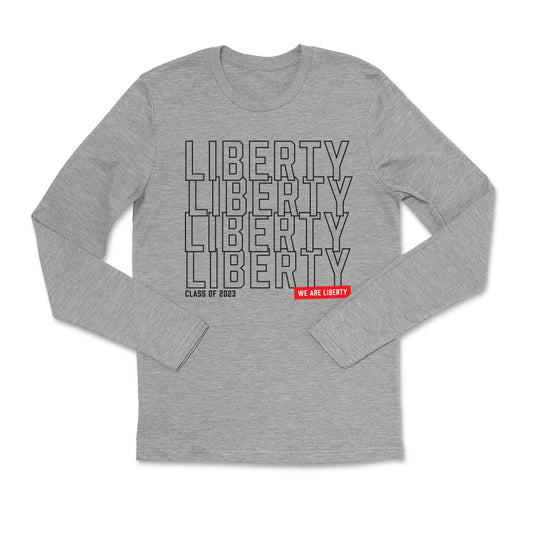 Liberty Repeat Long Sleeve Tee (Pick your class of)