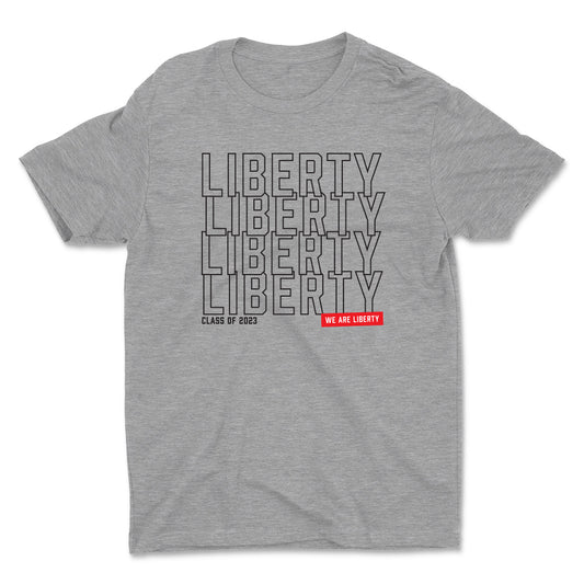 Liberty Repeat Unisex Crewneck Tee (Pick your class of)