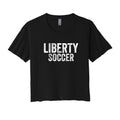 Distressed Liberty Soccer Cropped Tee