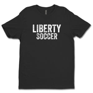 Distressed Liberty Soccer Unisex Tee
