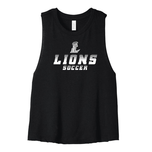 Soccer Speed Cropped Racerback Tank