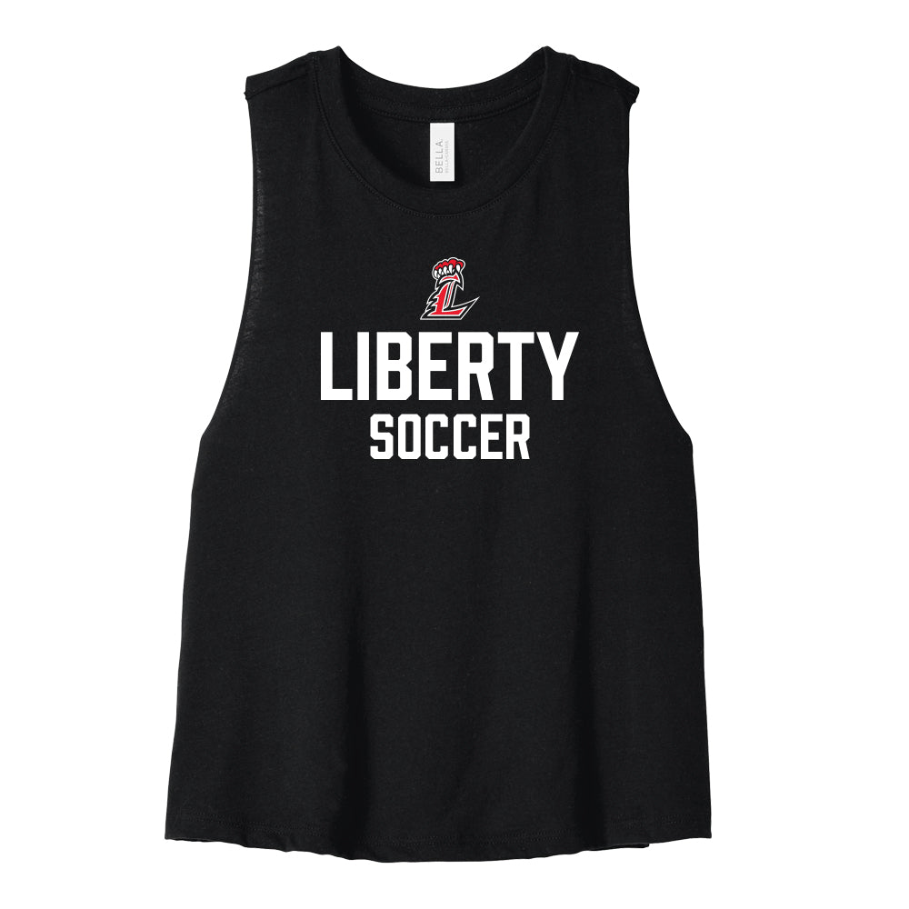 Liberty Soccer Cropped Racerback Tank