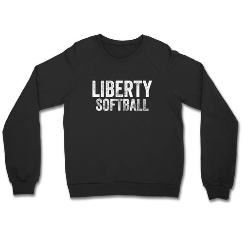 Liberty Softball Distressed Crewneck Sweatshirt