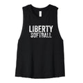 Liberty Softball Distressed Racerback Tank