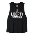 Liberty Softball Cropped Racerback Tank