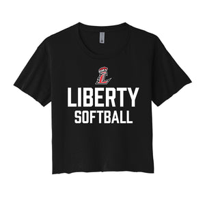 Liberty Softball Cropped Tee