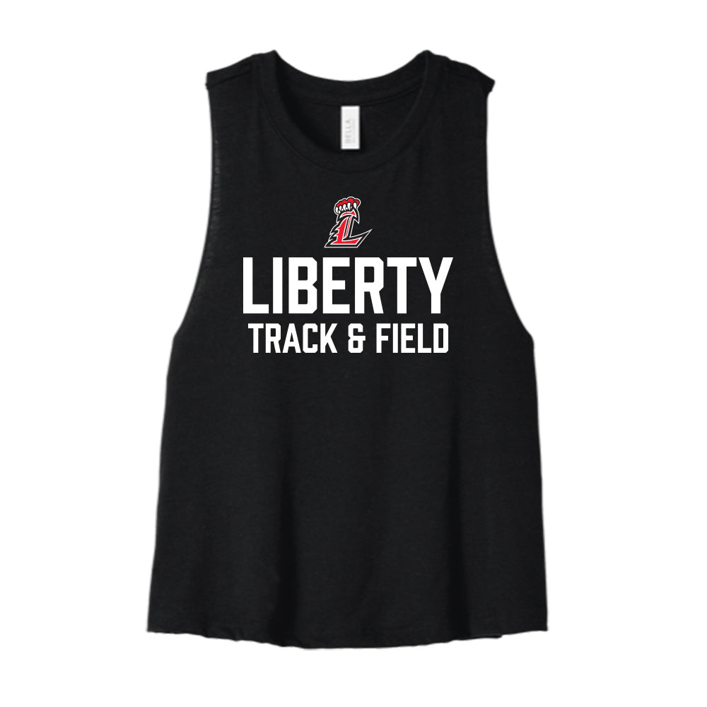 Liberty Track and Field Cropped Racerback Tank