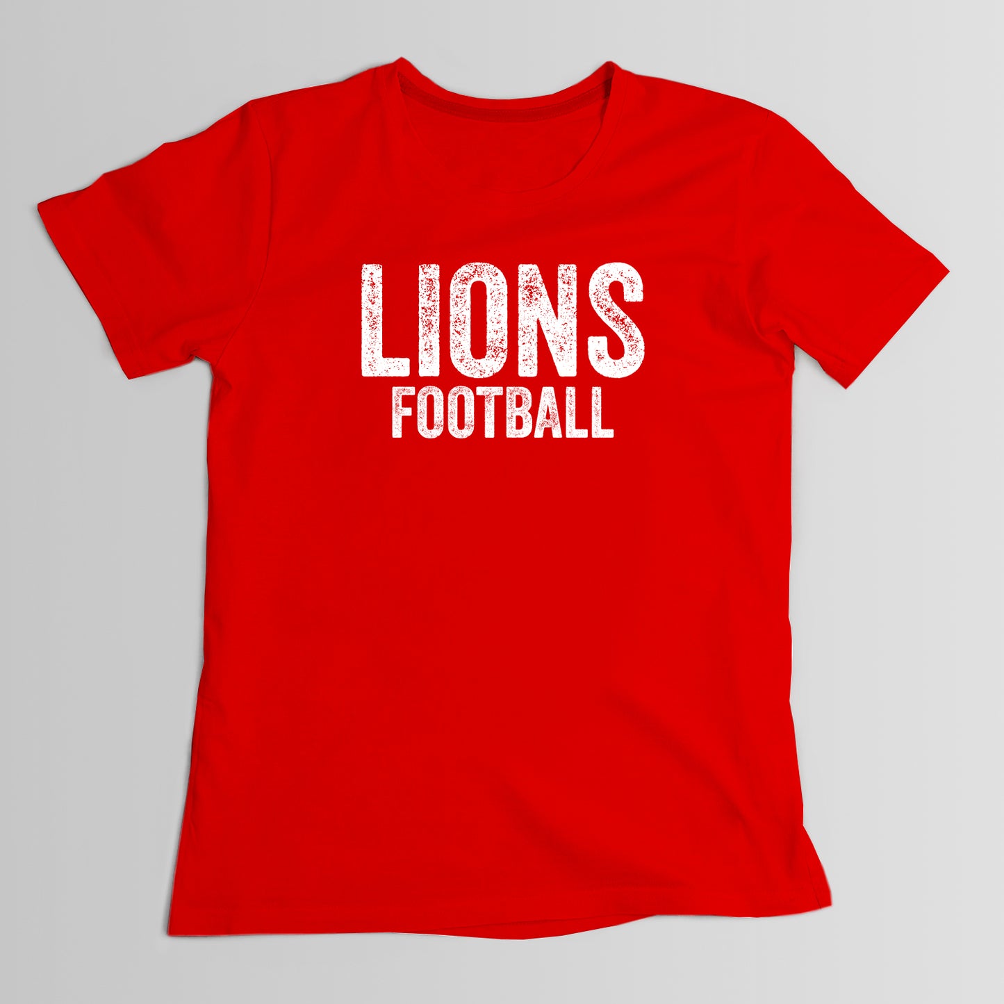 Lions Football Distressed Tee