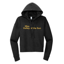 Load image into Gallery viewer, Miss Valley Of The Sun Cropped Hoodie