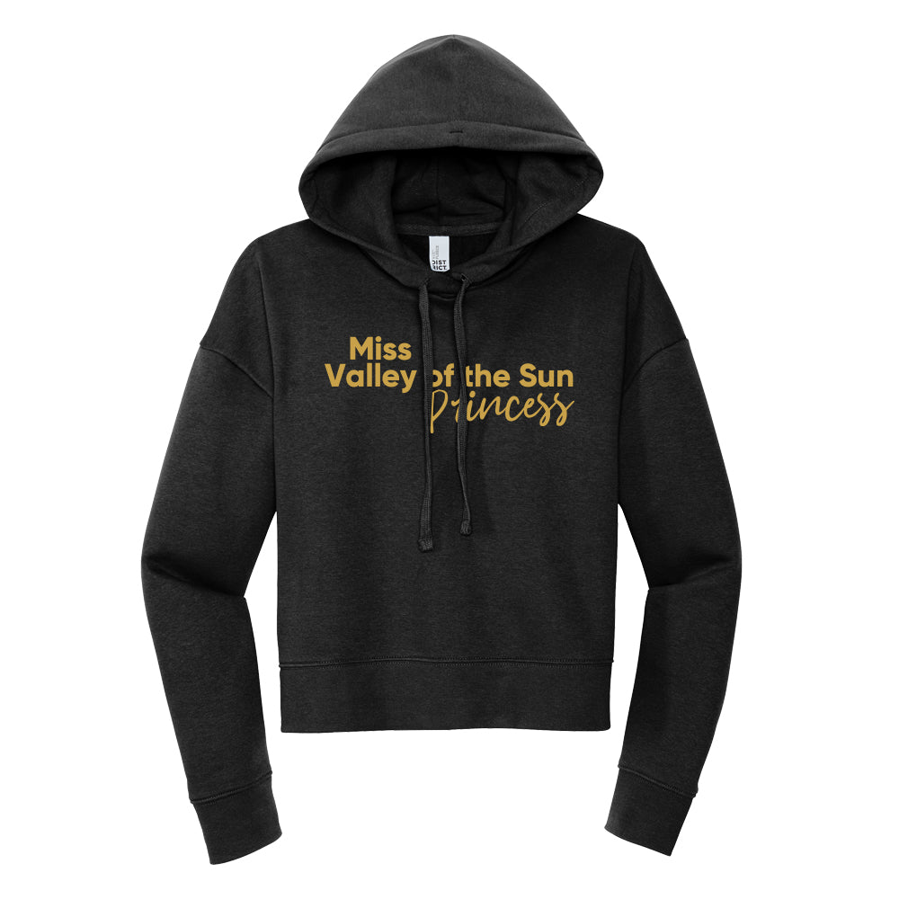 Miss Valley Of The Sun Princess Cropped Hoodie