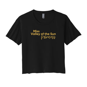 Miss Valley Of The Sun Princess Cropped Tee