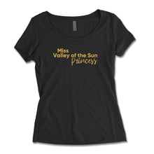 Load image into Gallery viewer, Miss Valley Of The Sun Princess Women&#39;s Scoop Neck Tee