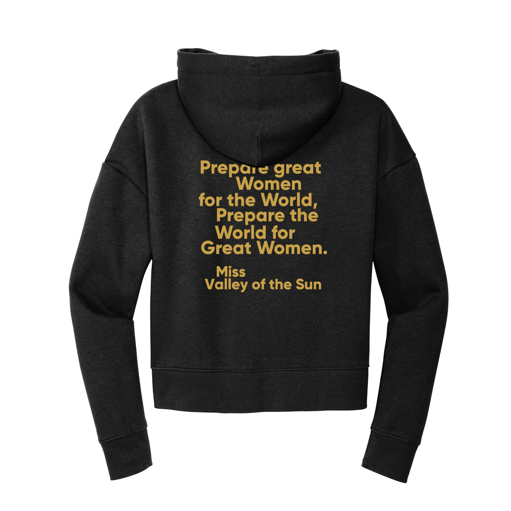 Prepare Great Women Cropped Hoodie