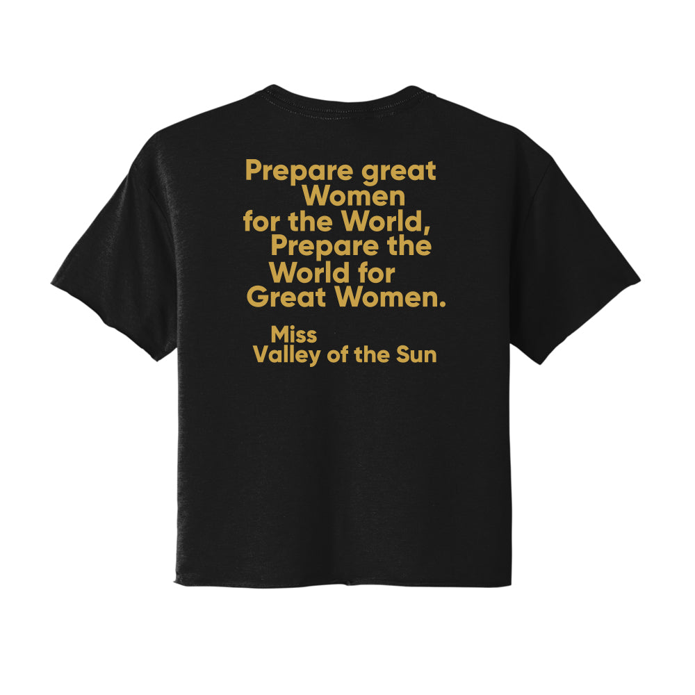 Prepare Great Women Cropped Tee
