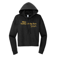 Load image into Gallery viewer, Miss Valley Of The Sun Teen Cropped Hoodie