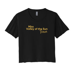Miss Valley Of The Sun Teen Cropped Tee