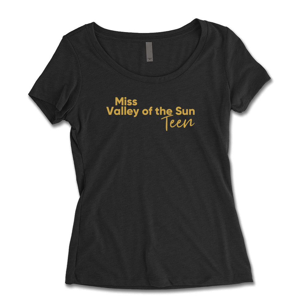 Miss Valley Of The Sun Teen Women's Scoop Neck Tee