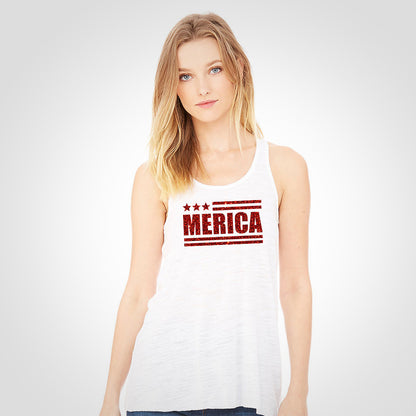 Merica Racerback Tee