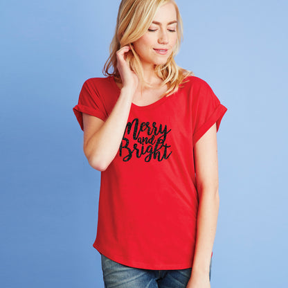 Merry and Bright  Dolman Tee