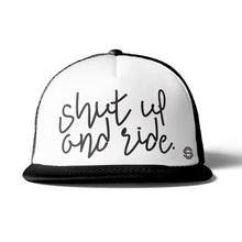 Load image into Gallery viewer, Off-Road Swagg Shut Up And Ride Premium Flat Bill Trucker Hat
