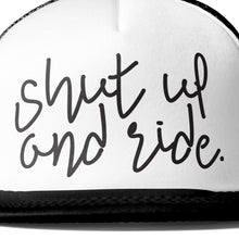 Load image into Gallery viewer, Off-Road Swagg Shut Up And Ride Premium Flat Bill Trucker Hat