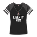 Lions Pom Women's Game Day V- Neck Tee