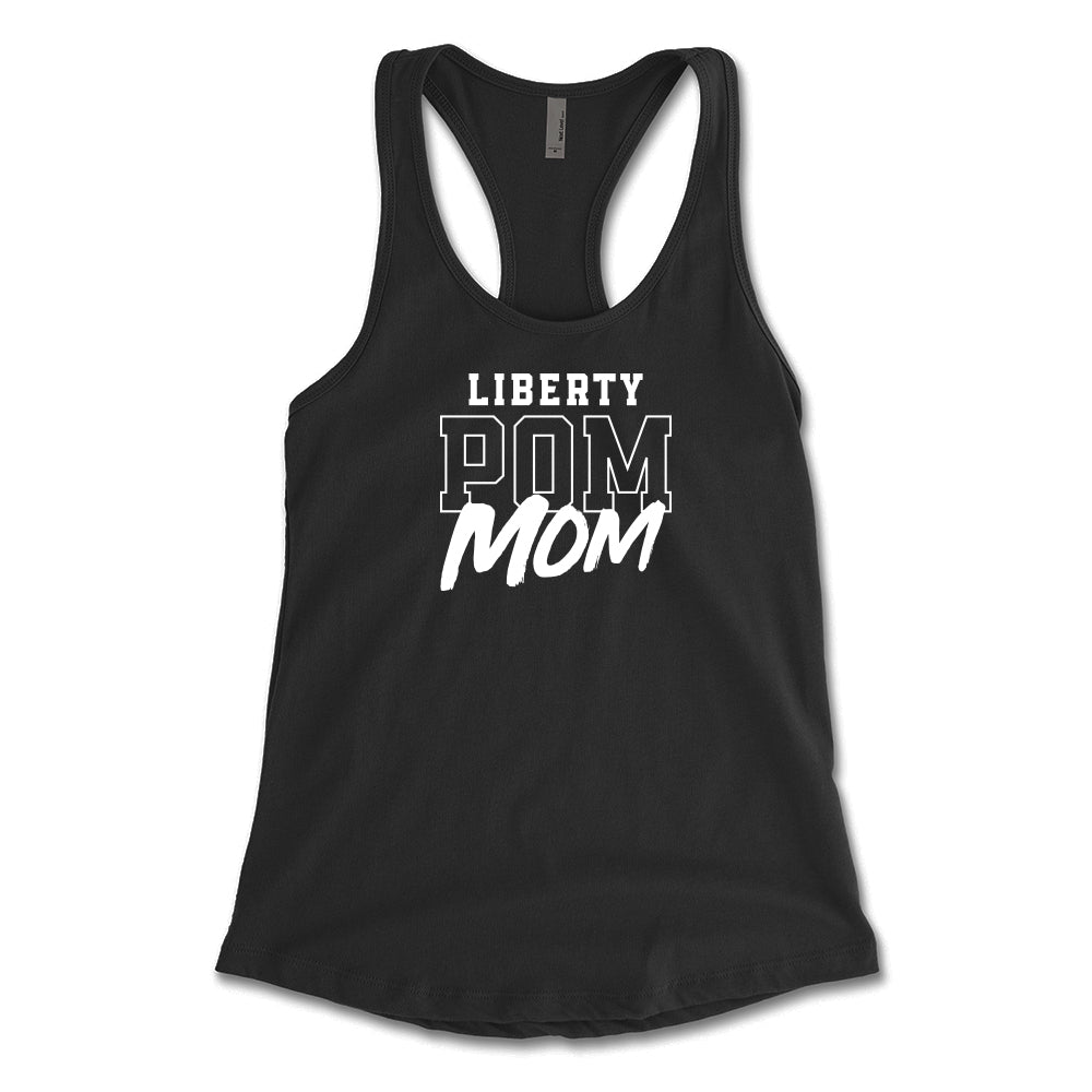 Liberty Pom Mom Racerback Tank