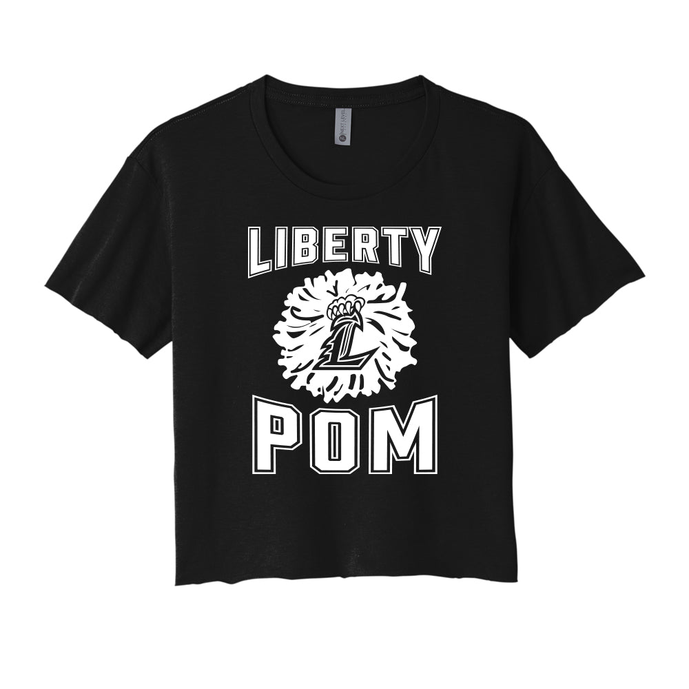 Liberty Pom Pom Cropped Tee