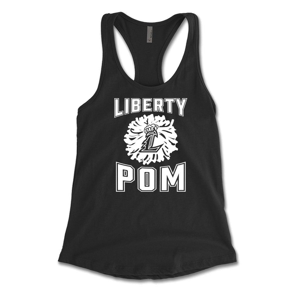 Liberty Pom Pom Racerback Tank
