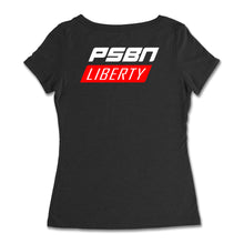Load image into Gallery viewer, PSBN Liberty Scoop Neck Tee (double-sided)