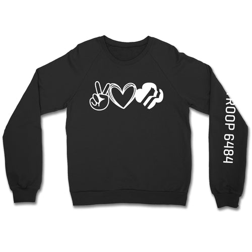 Girl Scout Peace and Love Sweatshirt