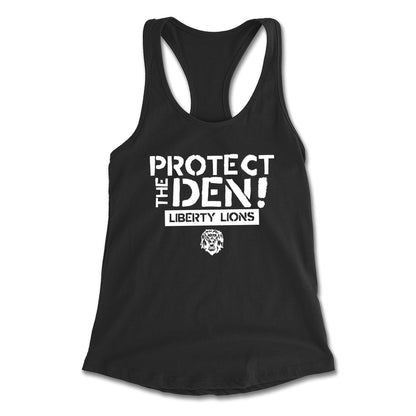 Protect The Den Women's Racerback Tank