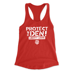 Protect The Den Women's Racerback Tank