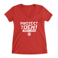 Load image into Gallery viewer, Protect The Den Women&#39;s V-Neck Tee