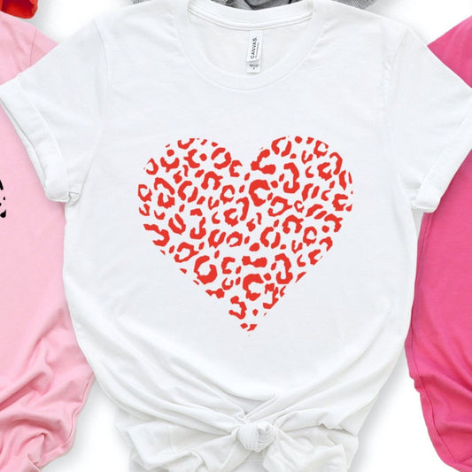 Red Leopard Heart