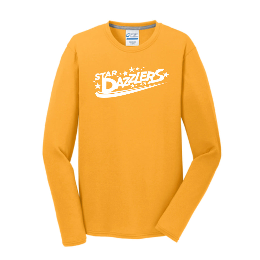 Star Dazzlers Adult Long Sleeve Performance Blend Tee