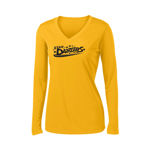 Star Dazzlers Ladies Long Sleeve PosiCharge® Competitor™ V-Neck Tee