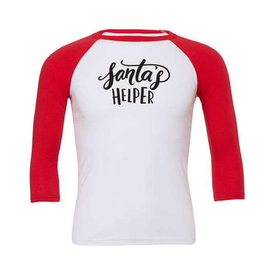 Santa's Helper Baseball Tee