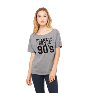 Blame it on the 90s slouchy tee