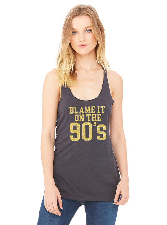 Blame it on the 90s racerback
