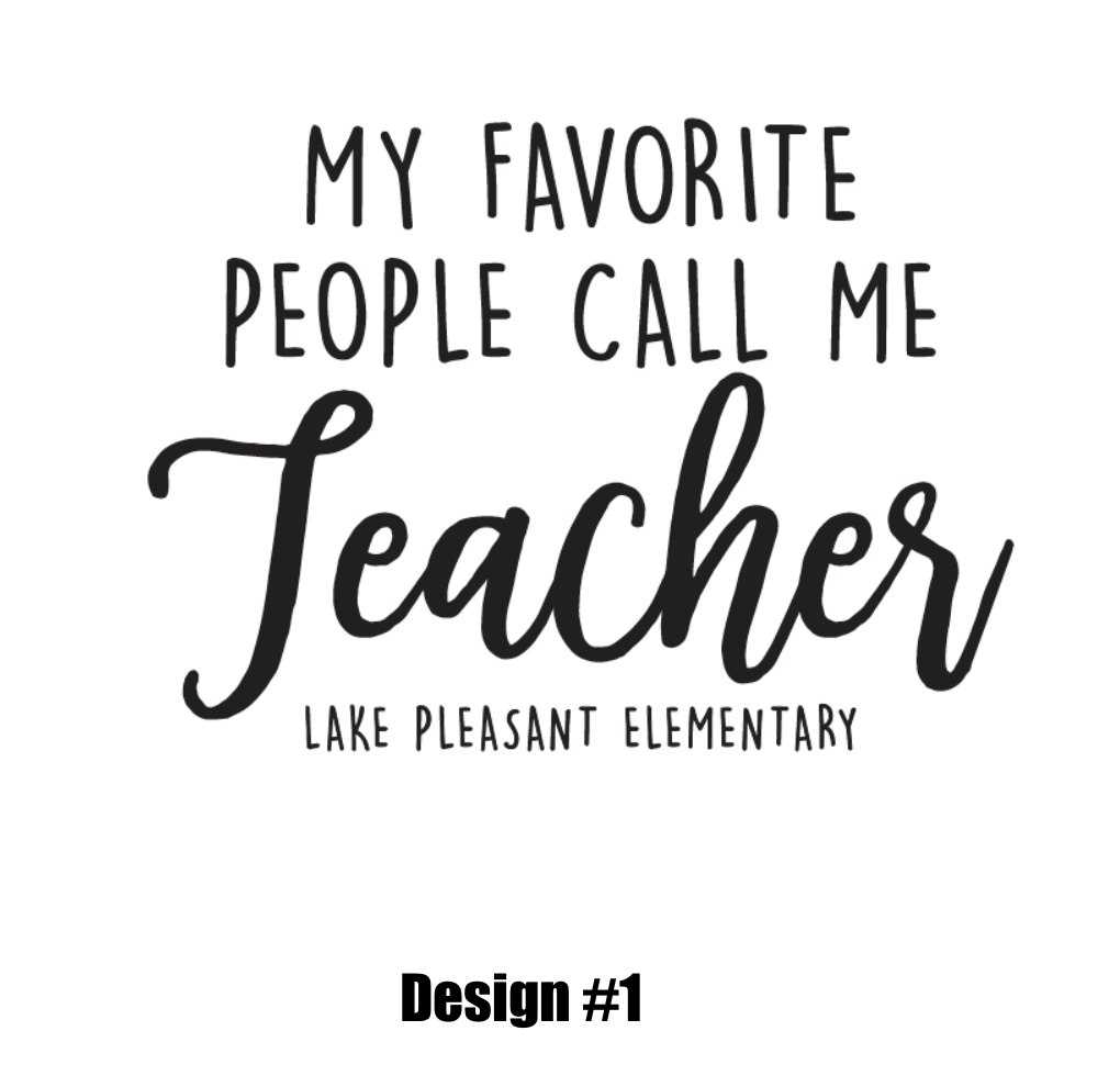 Teacher Adult Unisex Black Performance Blend Unisex Tee (4 different design options)