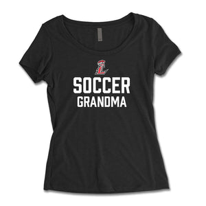 Liberty Soccer Grandma Scoop Neck Tee