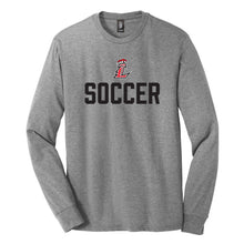 Load image into Gallery viewer, Liberty Soccer Gray Practice Unisex Long Sleeve Tee