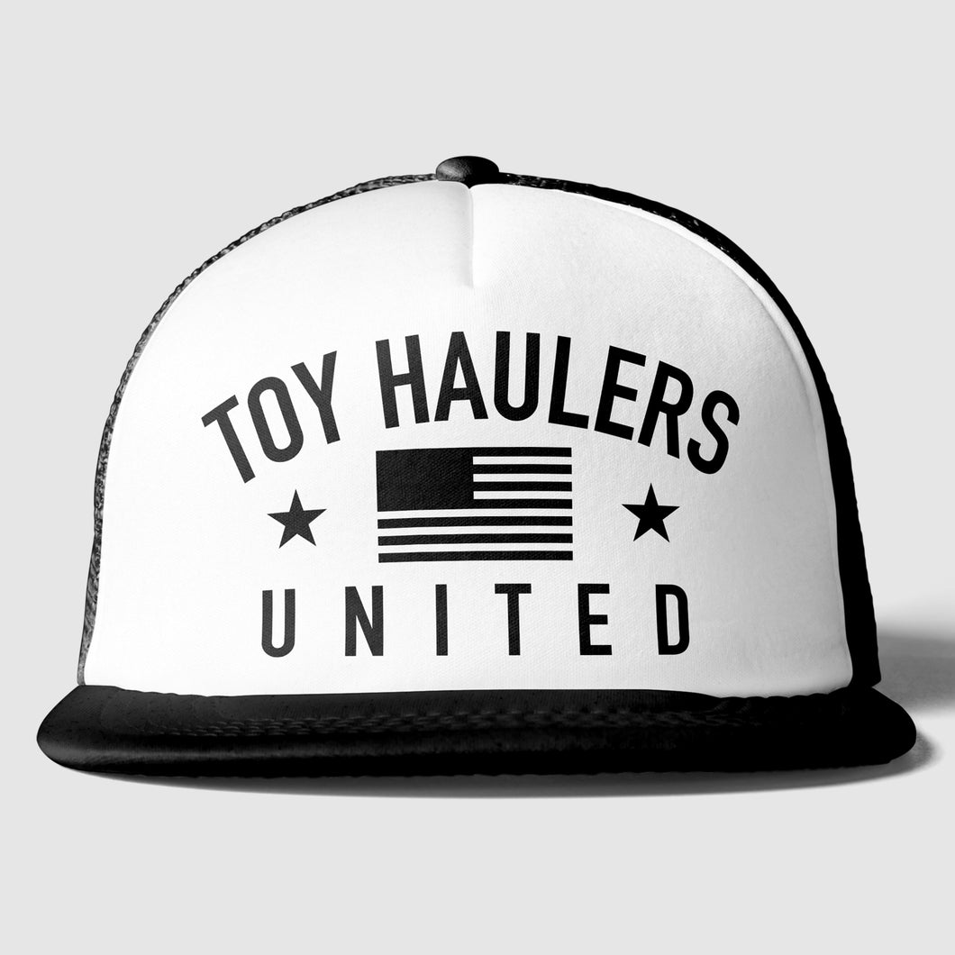 Toy Haulers United Flag Trucker (white)