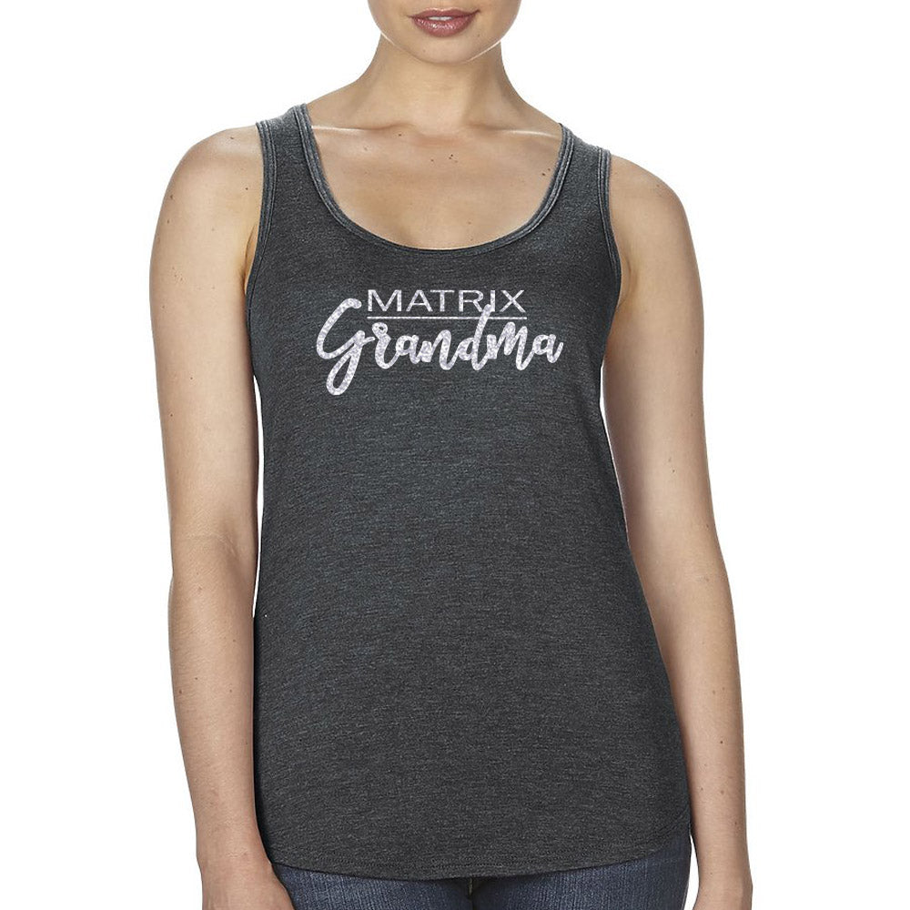 Matrix Grandma Fitted Racerback Tee