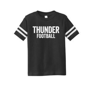 Thunder Distressed Toddler Football Tee