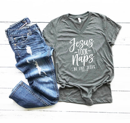 Be Like Jesus V Neck Tee