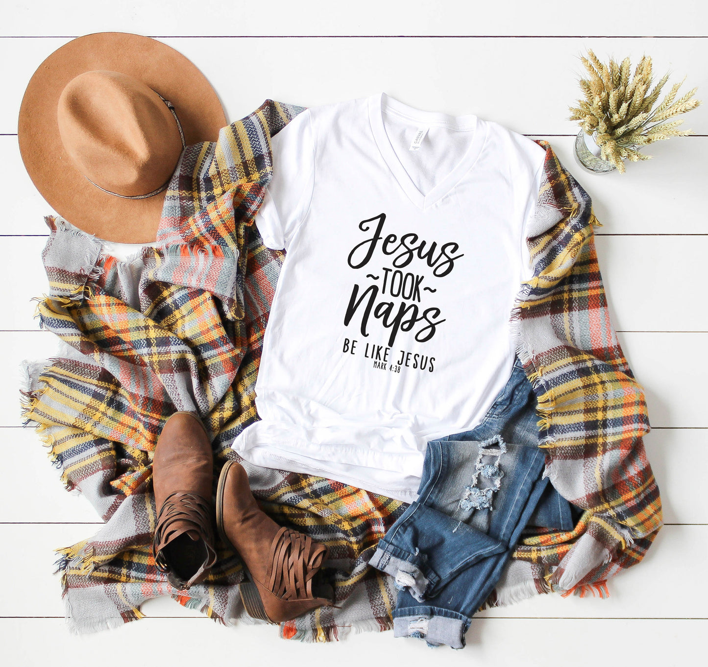 Be Like Jesus V Neck Tee