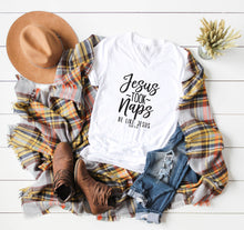Load image into Gallery viewer, Be Like Jesus V Neck Tee