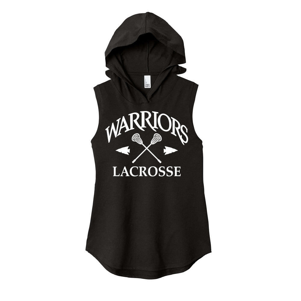 Warriors Ladies Hooded Sleeveless Tee